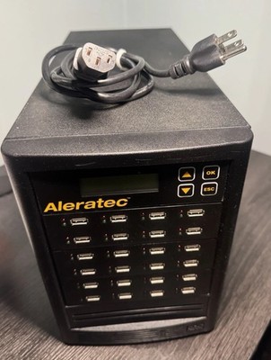 Aleratec 1:23 USB Duplicator HDD Copy Tower SA Tested  Working 330121  Ver2.38.1