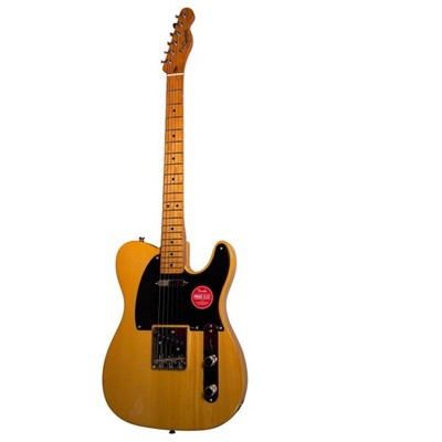 Squier By Fender Telecaster Butterscotch 6-String 21-Fret Electric Guitar 0143