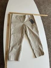 Miu Miu Cropped Pants Sabbia Color, Sz 44, 97% Cotton