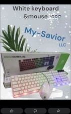 Keyboard and Mouse Combo,LED Backlit RGB Keyboard,Desktop Keyboard for PC Gamers
