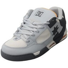 Image of DC Shoes Command Mens Skate Trainers in Grey White