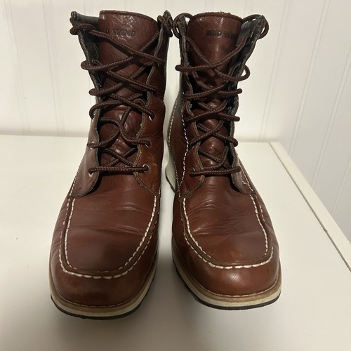 RARE Womens Red Wing Classic Moc Toe Wedge Boots Size 7.5B - Picture 4 of 13