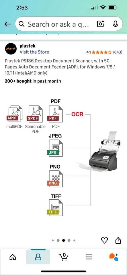 Plustek Scanner - Image 2 of 4