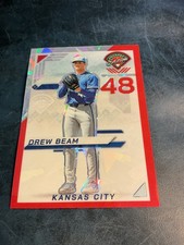 2025 Panini Prospect Edition - Drew Beam #2 Red Ice Prizm