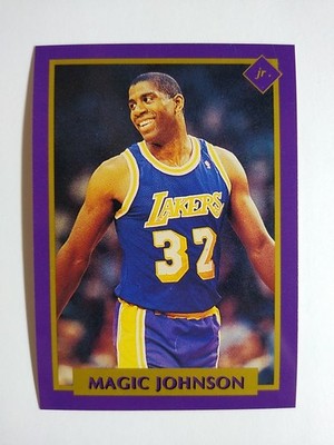 1991 Magic Johnson Tuff Stuff Magazine NBA Finals Special Edition Hand Cut #11