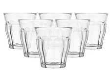 Duralex Picardy Drinking Glass Water Glass Juice Glass 250ml Glass Clear Pack of 6