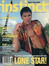 INSTINCT MAGAZINE   * NOV 2001 * LONE STAR!   SCOTT GURNEY