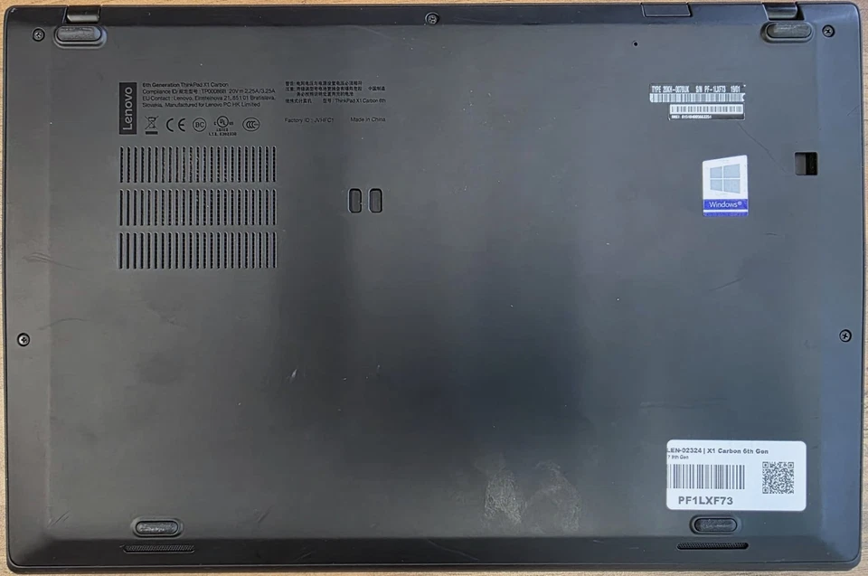 Lenovo ThinkPad X1 Carbon G6 · i7-8550U · 16GB · 512GB, photo 3 of 5