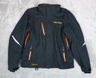 Men's Polaris TECH54 Gore-Tex Snowmobile Winter Black Orange Jacket Large