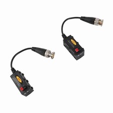 1 Pair HD Video Balun Transmitter 8MP 1 Channel CVI TVI AHD Transceiver For WT