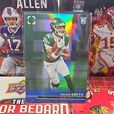 Panini 2025 Photogenic Rookies Arian Smith Jets #170 Teal /49 Rookie