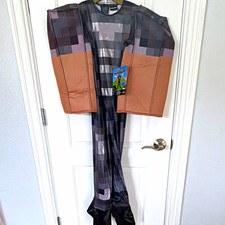 Disguise Minecraft Steve Netherite Armor Deluxe Child Costume w/ Mask, S 4-6