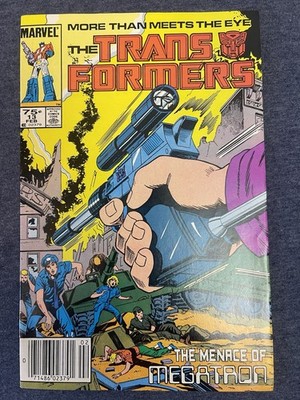 Transformers #13 (1986) High Grade Bright Cover Marvel Direct Edition | Megatron