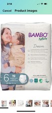 Bambo Nature Hypoallergenic Training Pants Size 6 95 Count 5 Packages
