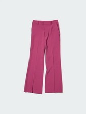 UNIQLO Women’s Pink Tailored Dress Pants 3-M Straight Leg Career Work NWOT