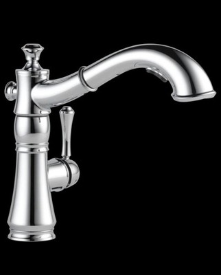  Delta 4197-DST Cassidy Single-Handle Pull-Out Sprayer Kitchen Faucet - Chrome