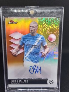 Erling Haaland Auto 15/25 🔥 2025 26 Topps Finest UEFA UCC
