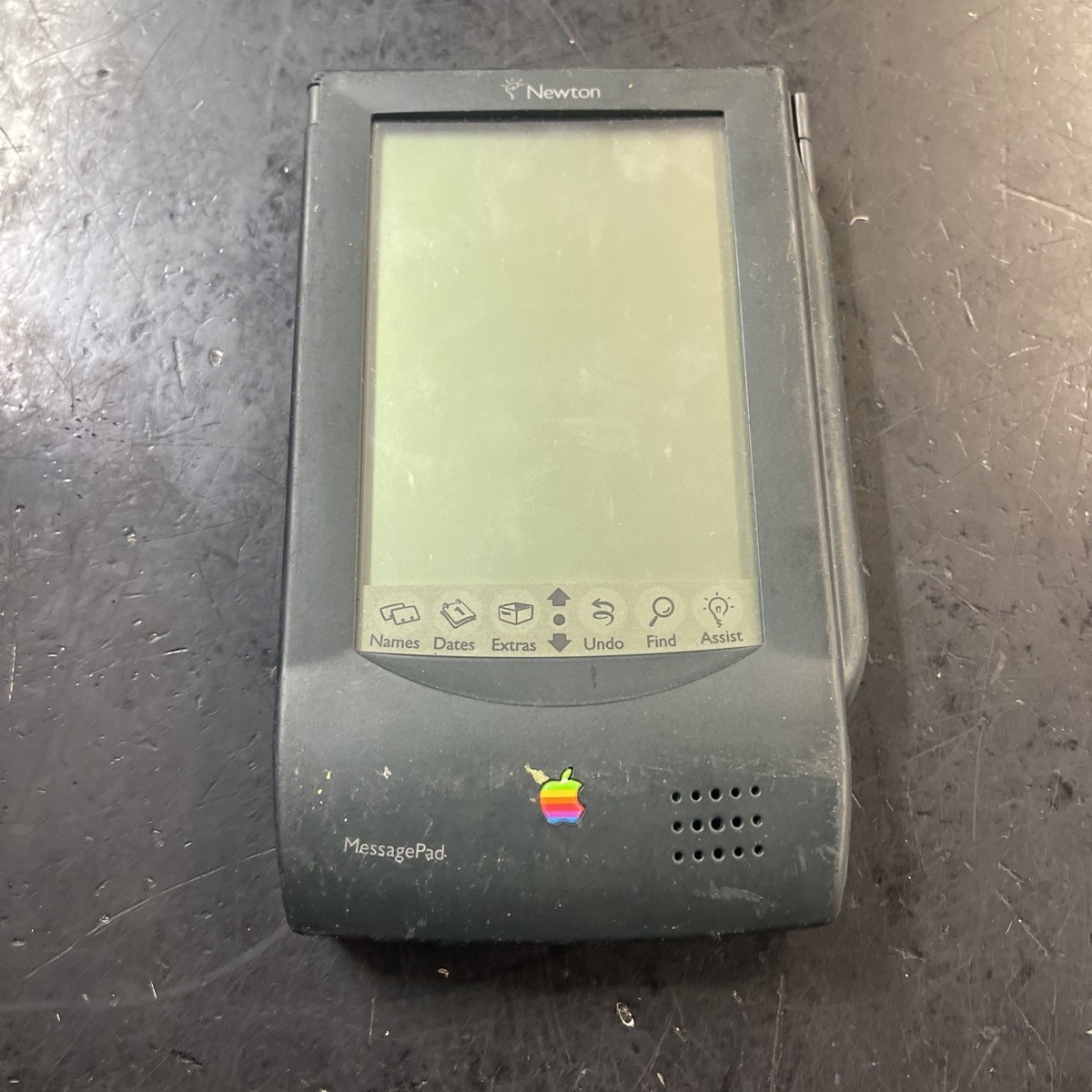 Newton Message Pad H1000② Apple Newton H1000 MessagePad w/Cover, Stylus, VHS Tape, Software