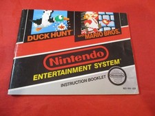 Super Mario Bros. / Duck Hunt Nintendo NES Instruction Manual Booklet ONLY D
