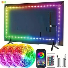 RGB LED Streifen Lichter flexible TV Hintergrundbeleuchtung Musiksteuerung