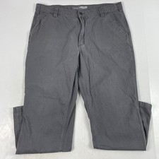 Carhartt Pants Mens 40 x 32 Gray Rugged Flex Carpenter Relaxed Straight Workwear