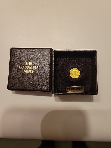 💥Columbia Mint St Gaudens 24k .999 Fine Gold Commemorative Coin💫❤️🔥 "Gem"💛