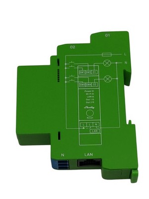 Shelly Pro Dimmer 2PM Smart Dimmer DIN Hutschiene 2 Kanal WLAN