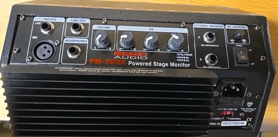 Nady PM-200A Powered Personal Stage Monitor - Image 3 of 3