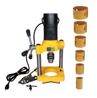 Steel Dragon Tools  JK114 Pipe Hole Cutter with 7 Piece Cutter Set to 2-11/16''