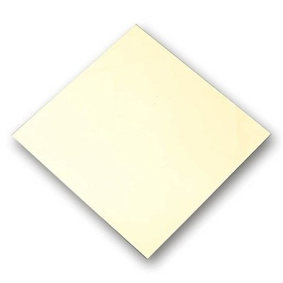 Acrylic Mirror Sheet 12''x12'' Gold 3mm 1/8'' Laser Polished Edge with Film Mask...