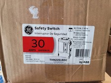 NEW GE THN2261RDC 30 AMP 240V 2 POLE 2 WIRE NON-FUSIBLE DISCONNECT SAFETY SWITCH