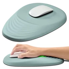 Hokafenle Ergonomic Mouse Pad Wrist Support with Stepped-Wedge Design