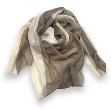 Chanel Stola in Cashmere Colore Grigio Sfumato Preloved