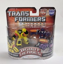 Hasbro Transformers Universe Robot Heroes Sunstreaker Vs Galvatron Figure Set