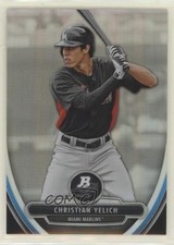2013 Bowman Platinum Prospects Chrome Christian Yelich #BPCP12 ke4