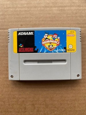 SUPER NINTENDO ANIMANIACS SNES SPIEL GETESTET UND FUNKTIONSFÄHIG