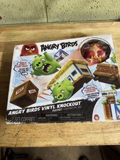 Angry Birds Vinyl Knockout Playset By Spin Master Red Angry Bird Open Box