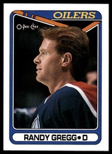 1990-91 O-Pee-Chee #275 Randy Gregg Edmonton Oilers Hockey Card