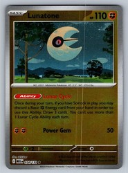 Lunatone 074/132 Mega Evolution Reverse Holo Rare