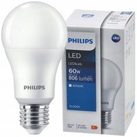 Led-Lampe Led-GlüHbirne Philips E27 A60 8W (60W) 806Lm 4000K Neutral Ø60X108Mm