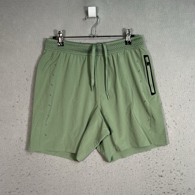 Ten Thousand Short Mens Small 7'' UNLined Session Short Green Training Workout