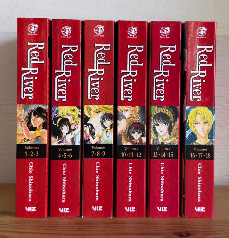 Red River 3-in-1 Edition (vol. 1-6) English Manga Graphic Novels