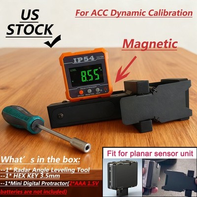 US STOCK ADAS Calibration Radar Angle Level ACC Radar Sensor Positioning Tool 