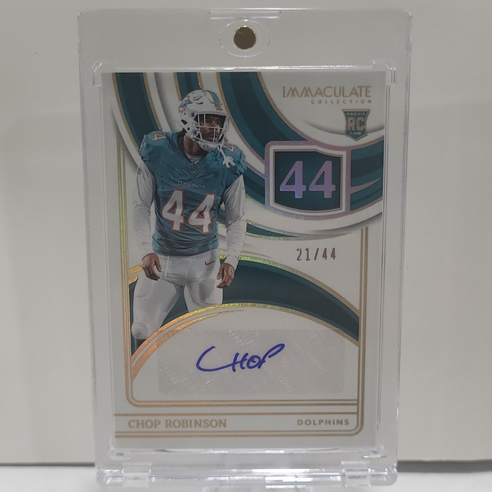 Panini 2024 Immaculate Numbers Signatures Chop Robinson RC Auto /44 INS-CRN