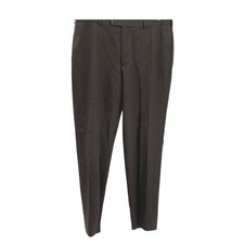Brooks Brothers Dress Pants Madison Fit Men Size 38x32 Brown Wool