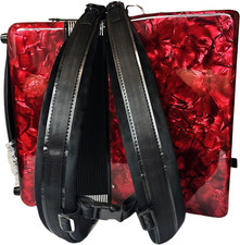 Adjustable Widened Shoulder Straps for Bass Accordions Black 