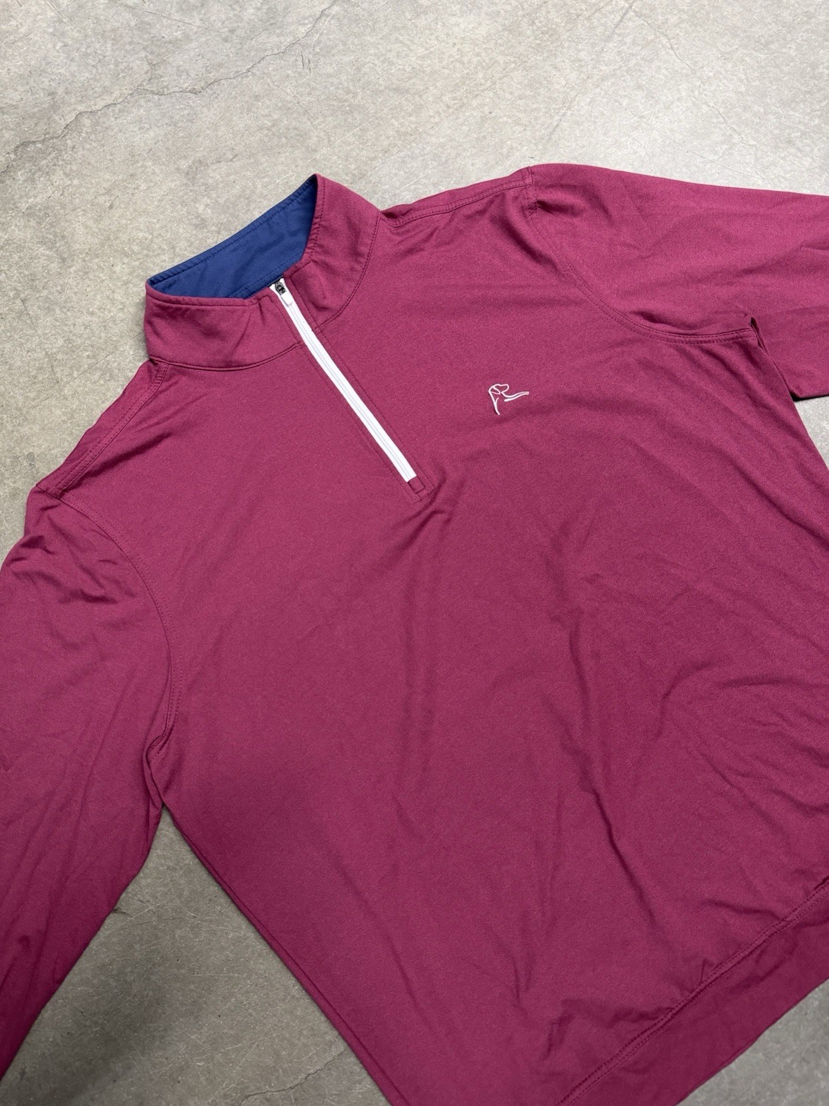 Rhoback Solid Performance Golf 1/4 Q-Zip Pullover… - image 3