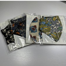 4 Tory Burch Printed Two Layer Adjustable Face Mask New Limited Print