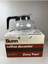 Bunn 8 Cup Replacement Glass Coffee Carafe Decanter Pot Black New Open Box