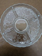 Colony Crafts Crystal Garden 5-Part Relish Server 12" Diameter